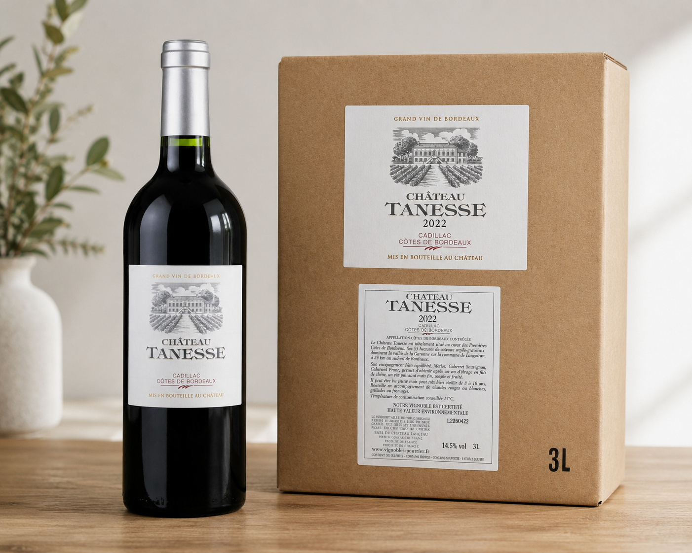 NIEUW - Chateau Tanesse, Cadillac Côtes de Bordeaux  – Fascinerende aromatische complexiteit